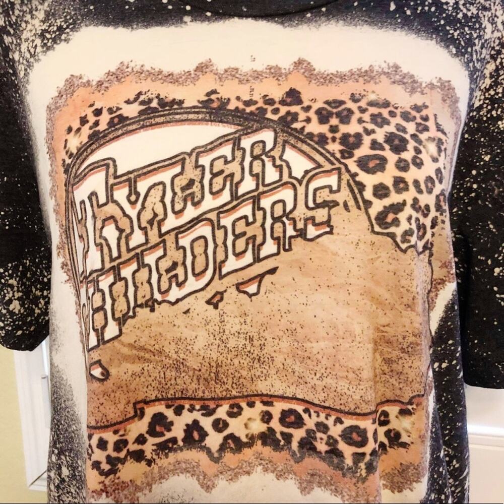 Tyler Childers Bleach Dye Handmade Graphic Tee
